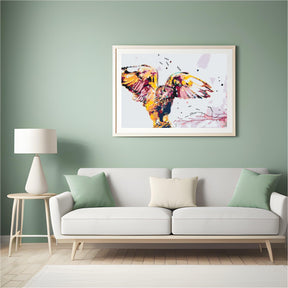 Diamantmalerei - Goldene Schneeeule - SEOS®