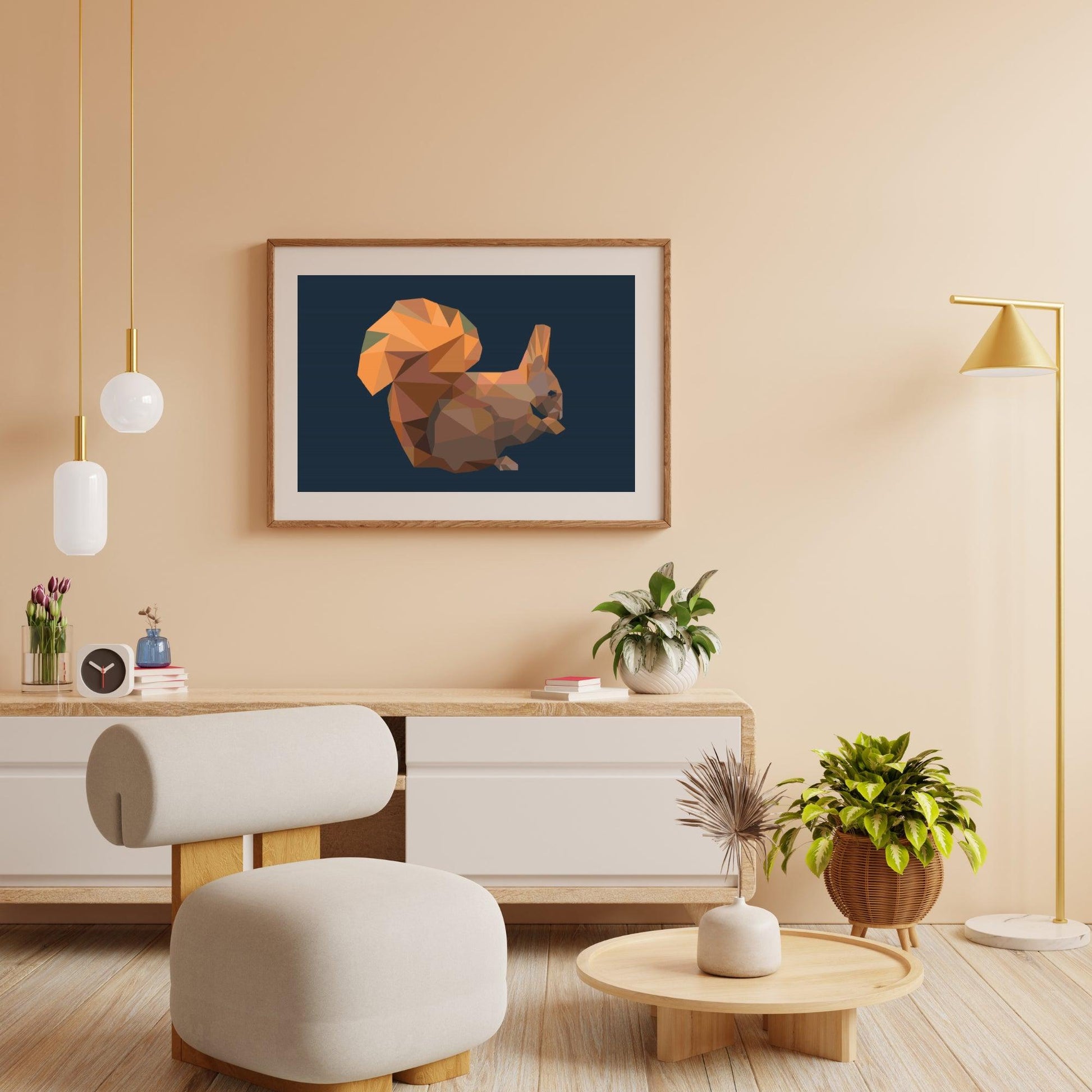 Diamond Painting - Grafisches Eichhörnchen - SEOS Shop ®