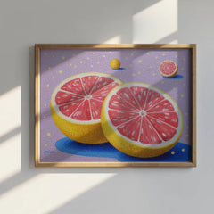 Diamantmalerei – Grapefruit-Tagtraum