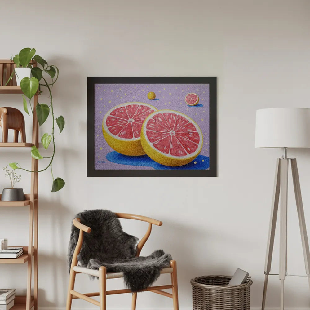 Diamantmalerei – Grapefruit-Tagtraum