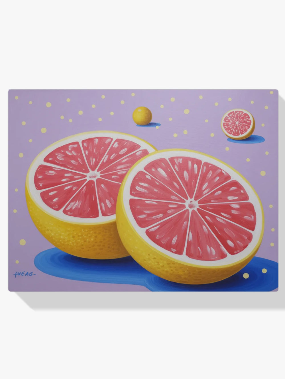 Diamantmalerei – Grapefruit-Tagtraum