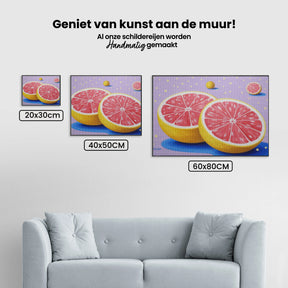 Diamantmalerei – Grapefruit-Tagtraum