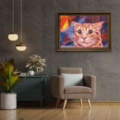 Diamantmalerei - Lustige Katze - SEOS®