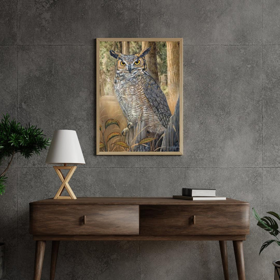 Diamantmalerei - Virginia-Uhu