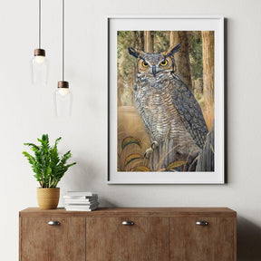 Diamantmalerei - Virginia-Uhu