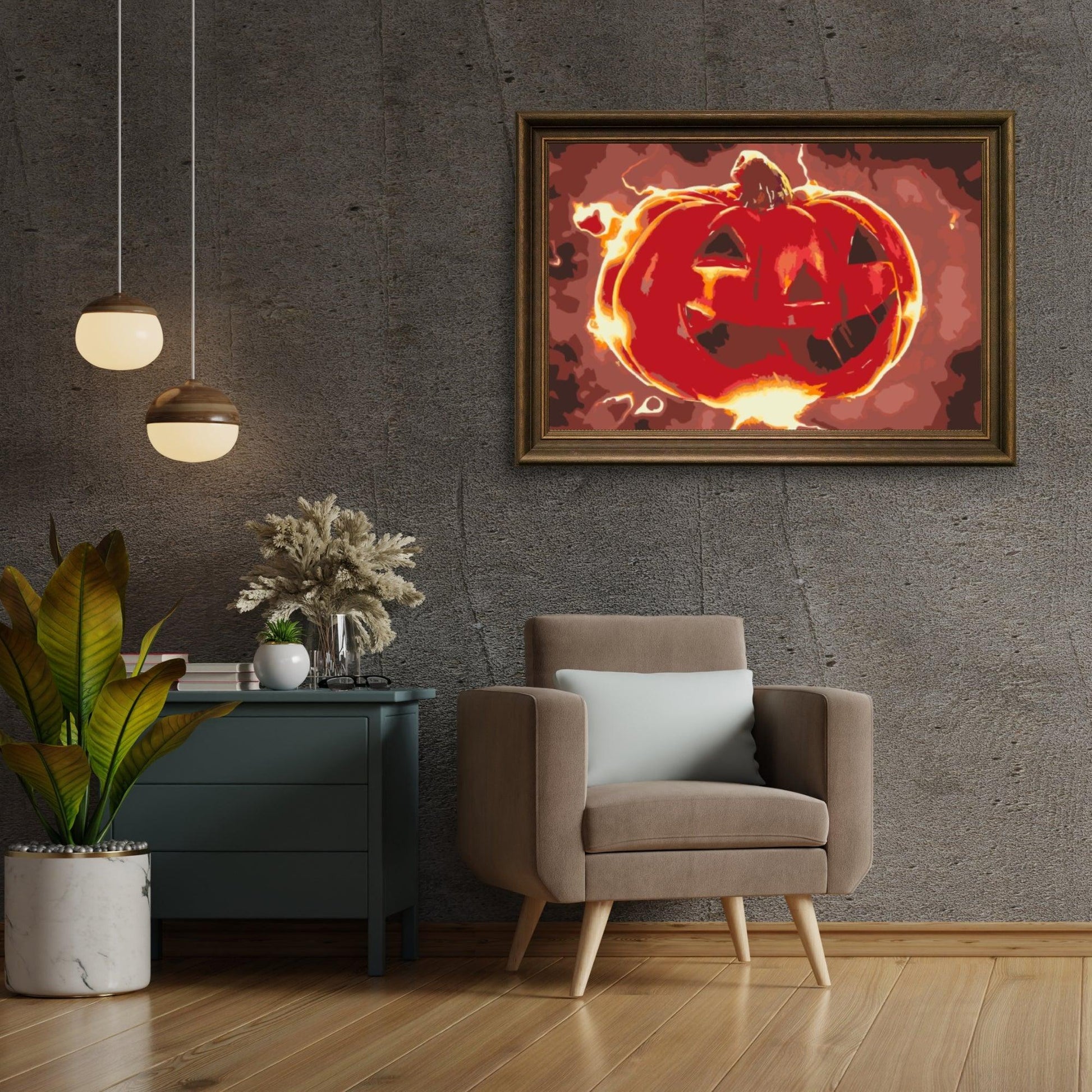 Diamantmalerei - Halloween-Kürbis - SEOS Shop ®