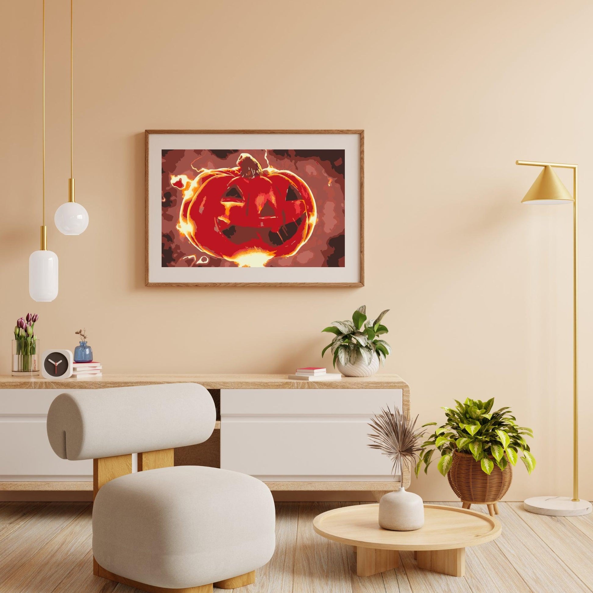 Diamantmalerei - Halloween-Kürbis - SEOS Shop ®