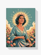 Diamantmalerei – Heiligenschein der Gelassenheit