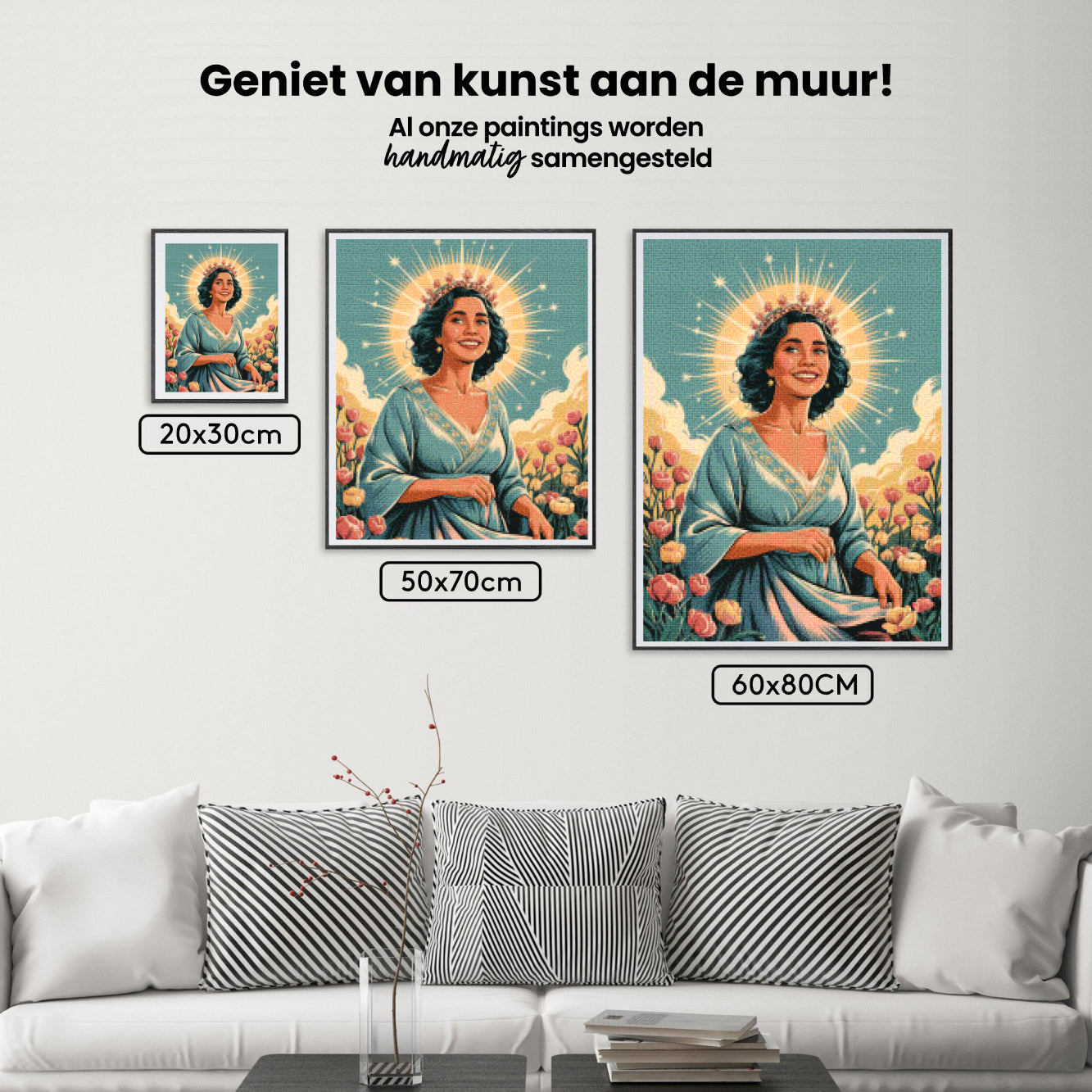 Diamantmalerei – Heiligenschein der Gelassenheit