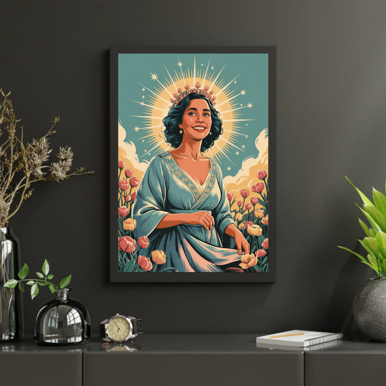 Diamantmalerei – Heiligenschein der Gelassenheit