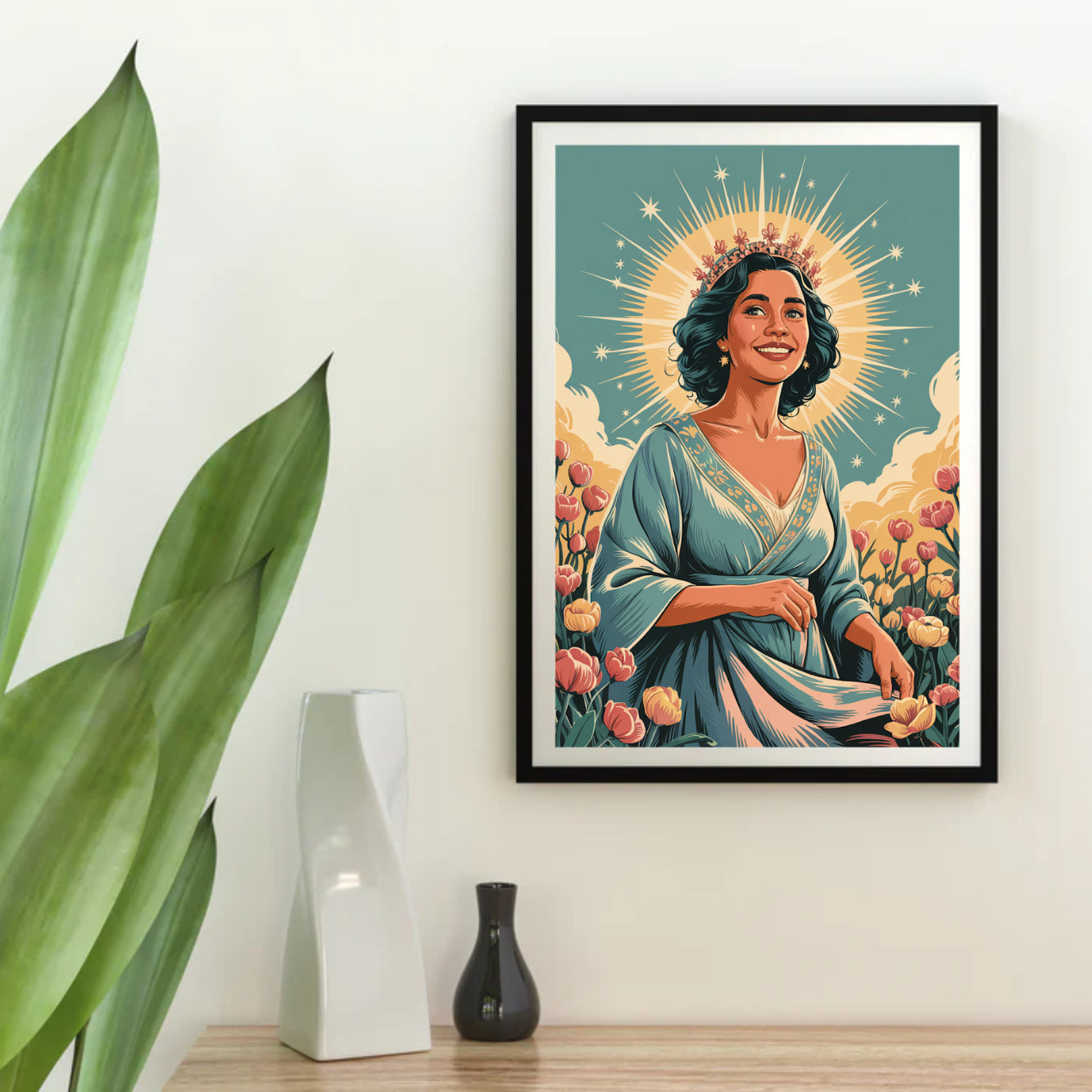 Diamantmalerei – Heiligenschein der Gelassenheit