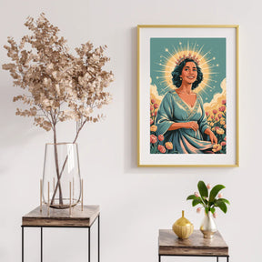 Diamantmalerei – Heiligenschein der Gelassenheit