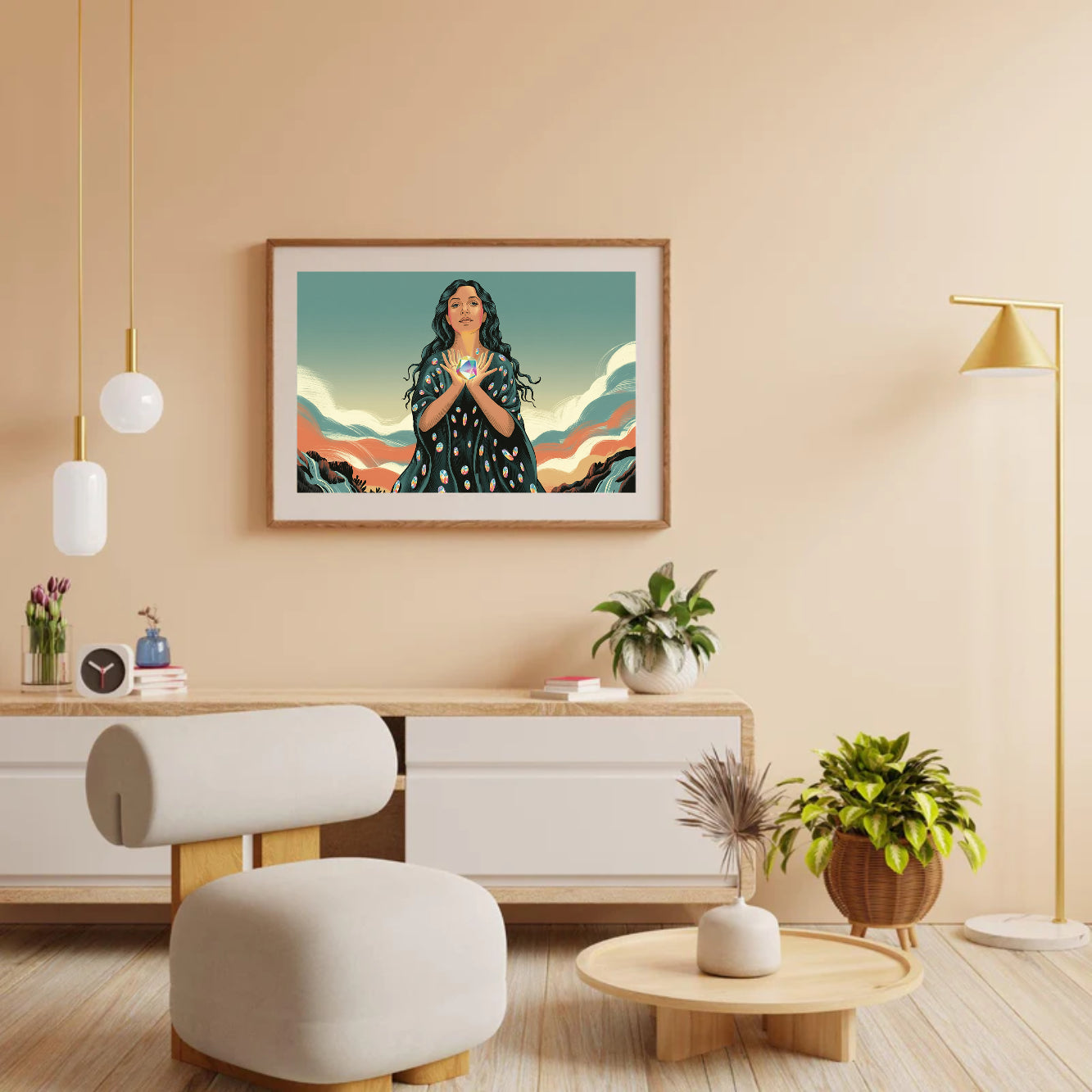 Diamantmalerei - Herz in ihren Händen