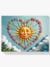 Diamantmalerei - Herz des Sonnenscheins