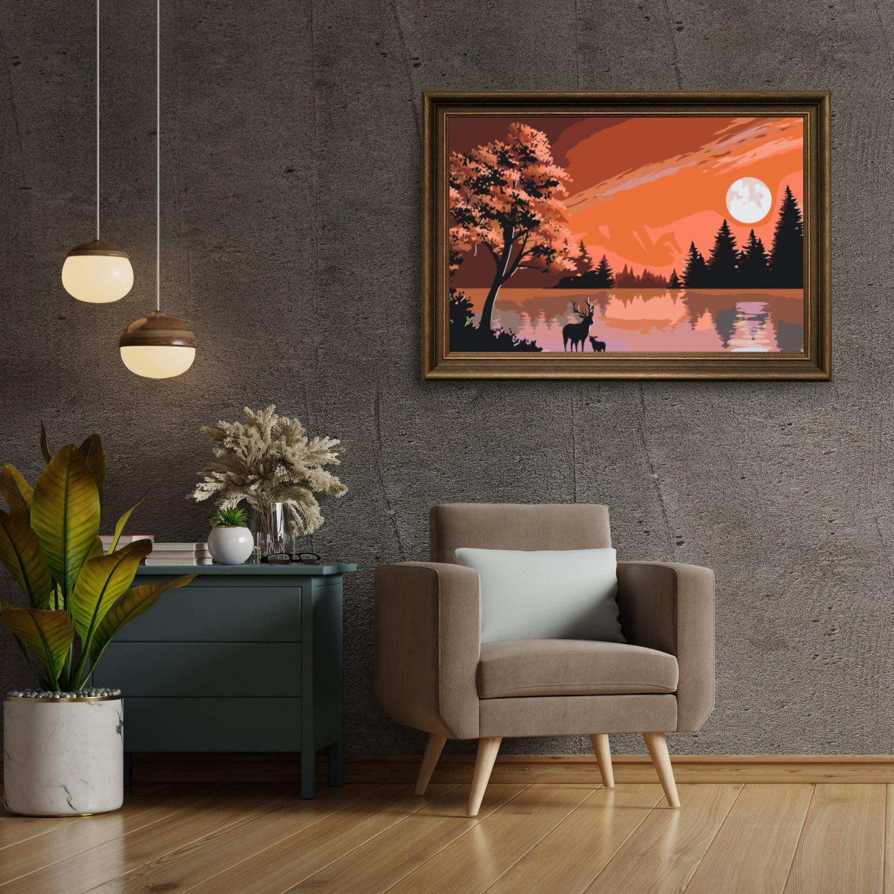 Diamond Painting - Hirsch in der Natur - SEOS®