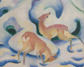 Diamantmalerei - Hirsch im Schnee