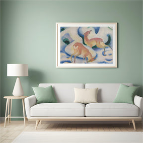 Diamantmalerei - Hirsch im Schnee