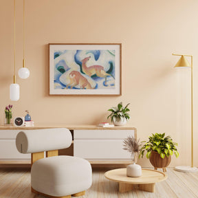 Diamantmalerei - Hirsch im Schnee