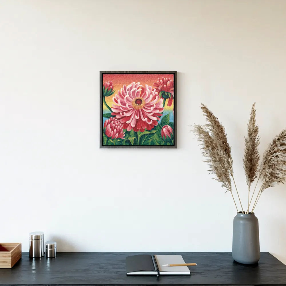 Mini-Diamantmalerei – Hitzewellenblüte