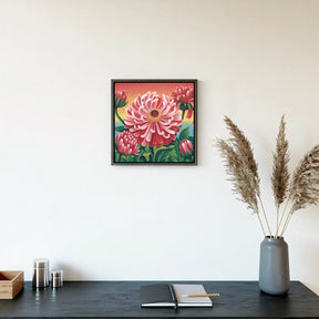 Mini-Diamantmalerei – Hitzewellenblüte