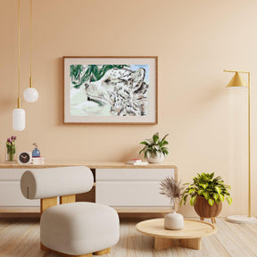 Diamantmalerei - Hund im Schnee - SEOS®