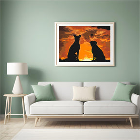 Diamantmalerei - Hundefreunde - SEOS®