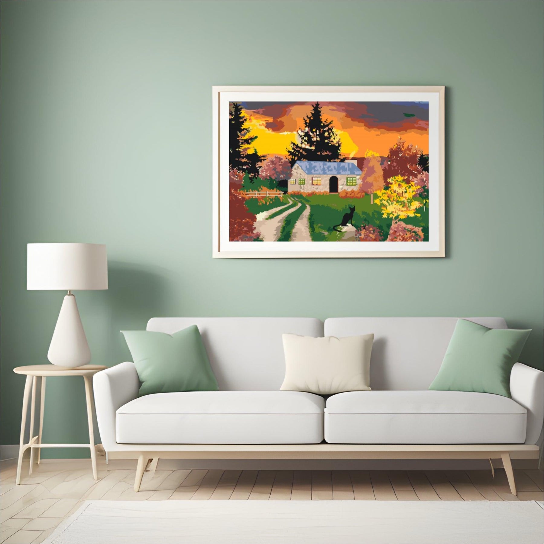 Diamantmalerei - Haus in der Natur - SEOS Shop ®