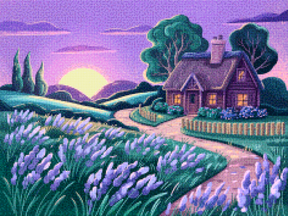 Diamantmalerei - Haus der stillen Träume