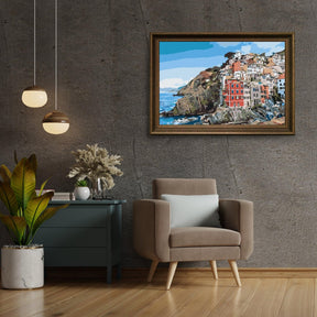 Diamond Painting - Häuser an der Küste - SEOS Shop ®