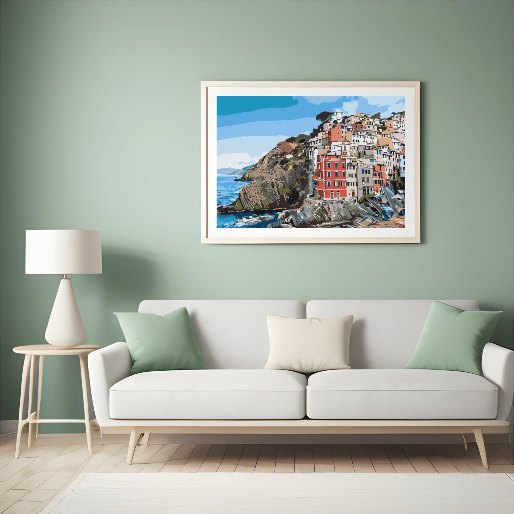 Diamond Painting - Häuser an der Küste - SEOS Shop ®