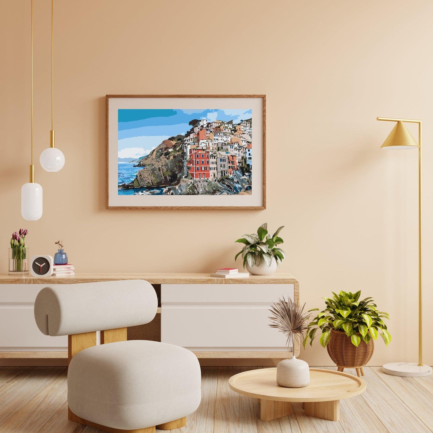 Diamond Painting - Häuser an der Küste - SEOS Shop ®