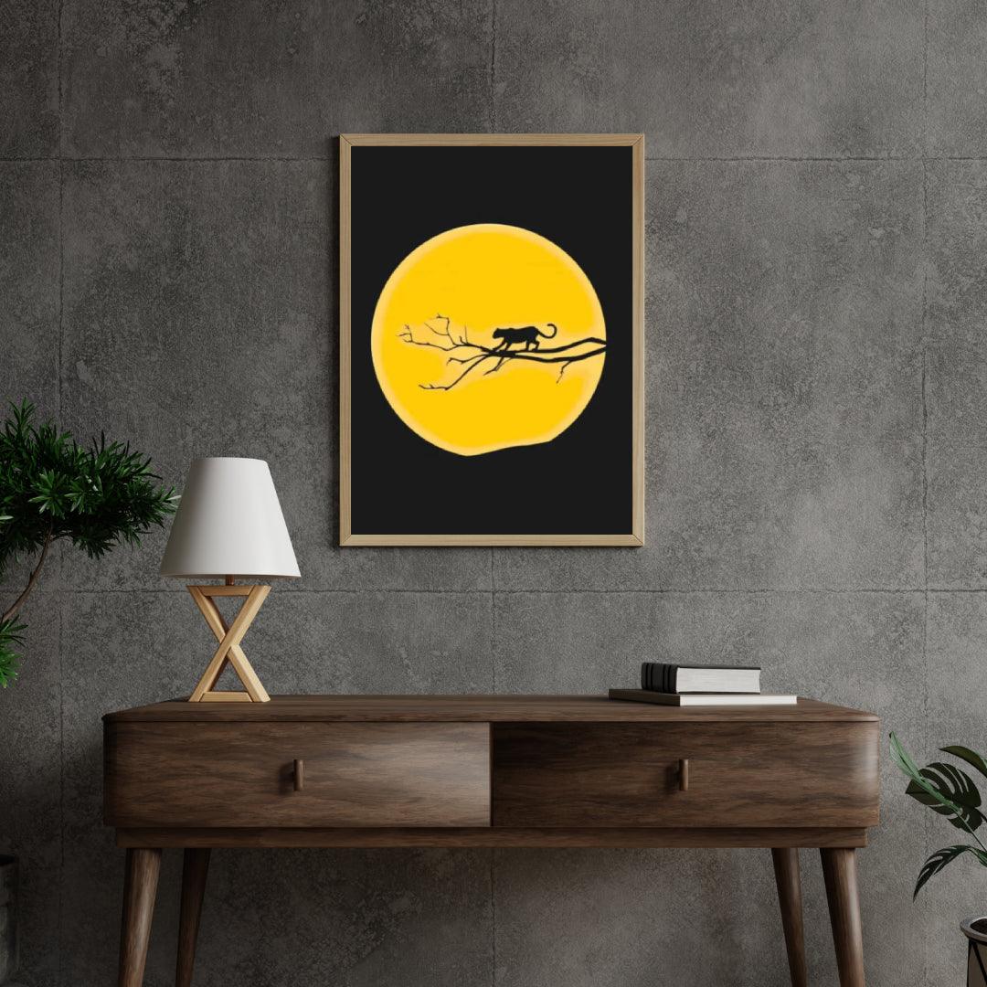 Diamond Painting – Jaguar unter Vollmond – SEOS®