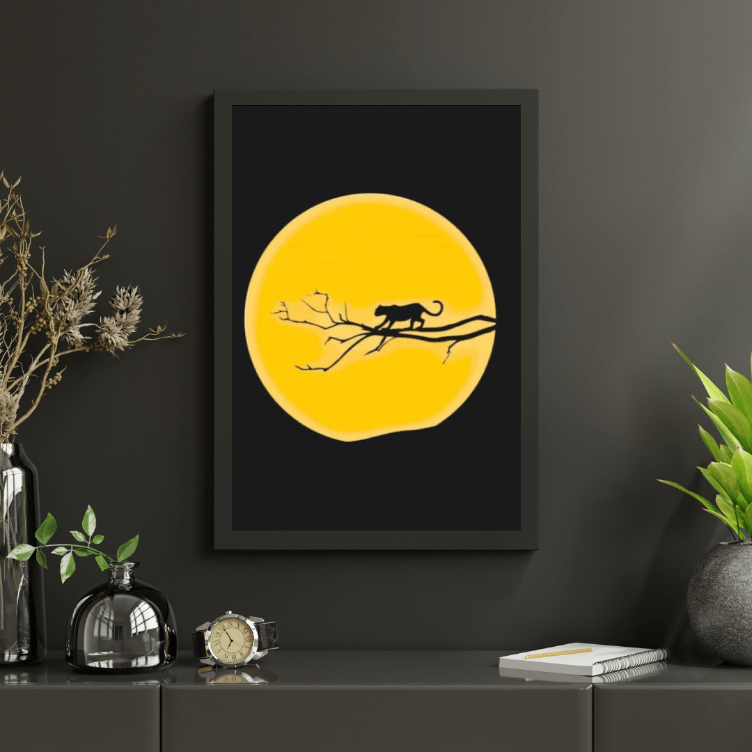 Diamond Painting – Jaguar unter Vollmond – SEOS®