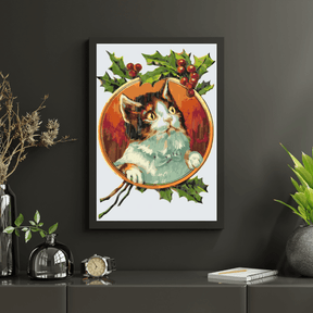 Diamantmalerei – Katze unter der Rebe – SEOS®