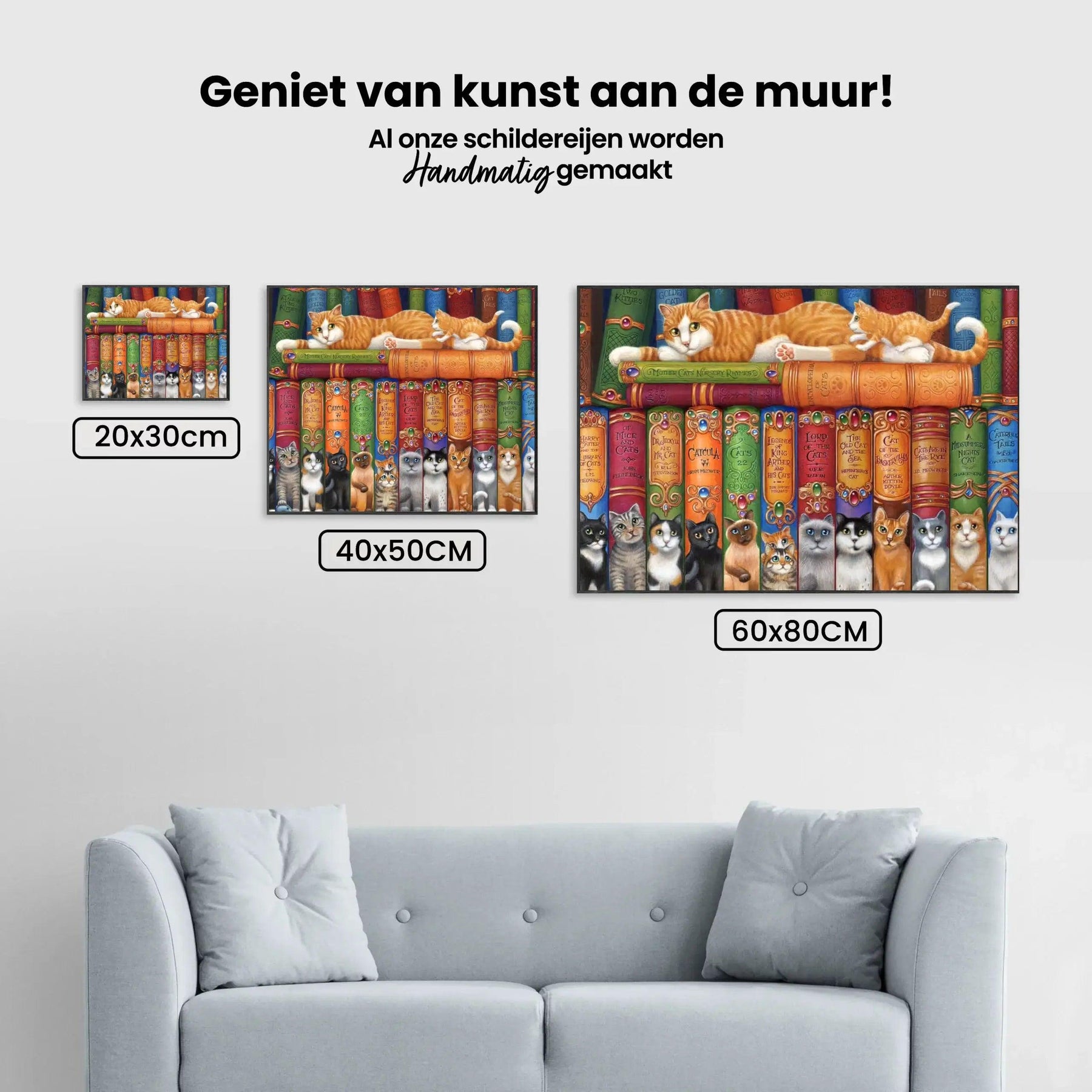 Diamantmalerei - Katzenregal