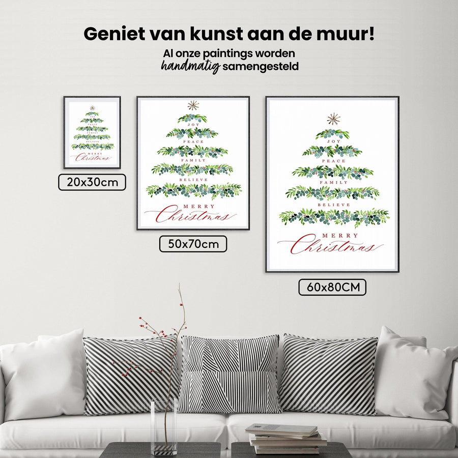 Diamantmalerei - Weihnachtsbaum der Wünsche