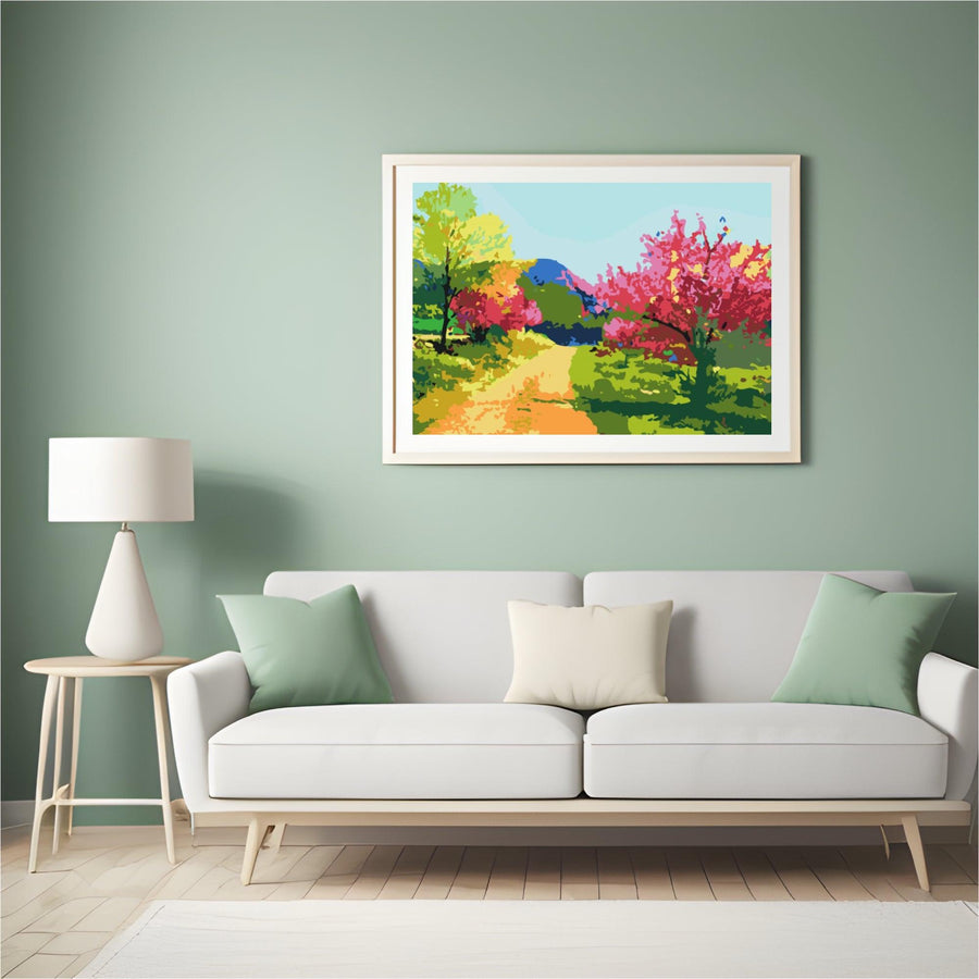 Diamantmalerei - Bunte Landschaft - SEOS Shop ®