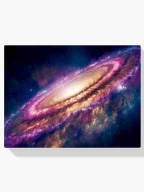 Diamantmalerei – Bunte Galaxie mit Sternen und Kometen