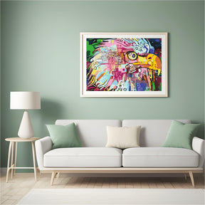 Diamantmalerei – Bunter Adler – SEOS®