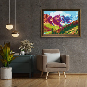 Diamantmalerei - Bunte Berge - SEOS Shop ®