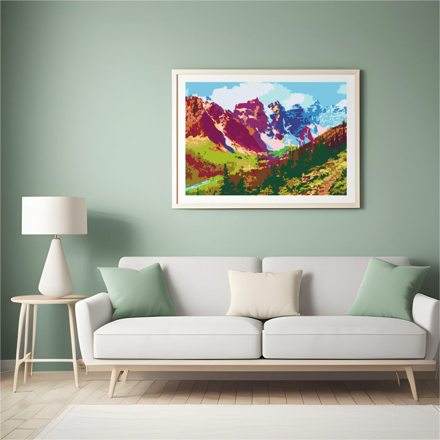 Diamantmalerei - Bunte Berge - SEOS Shop ®