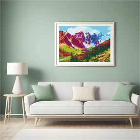 Diamantmalerei - Bunte Berge - SEOS Shop ®