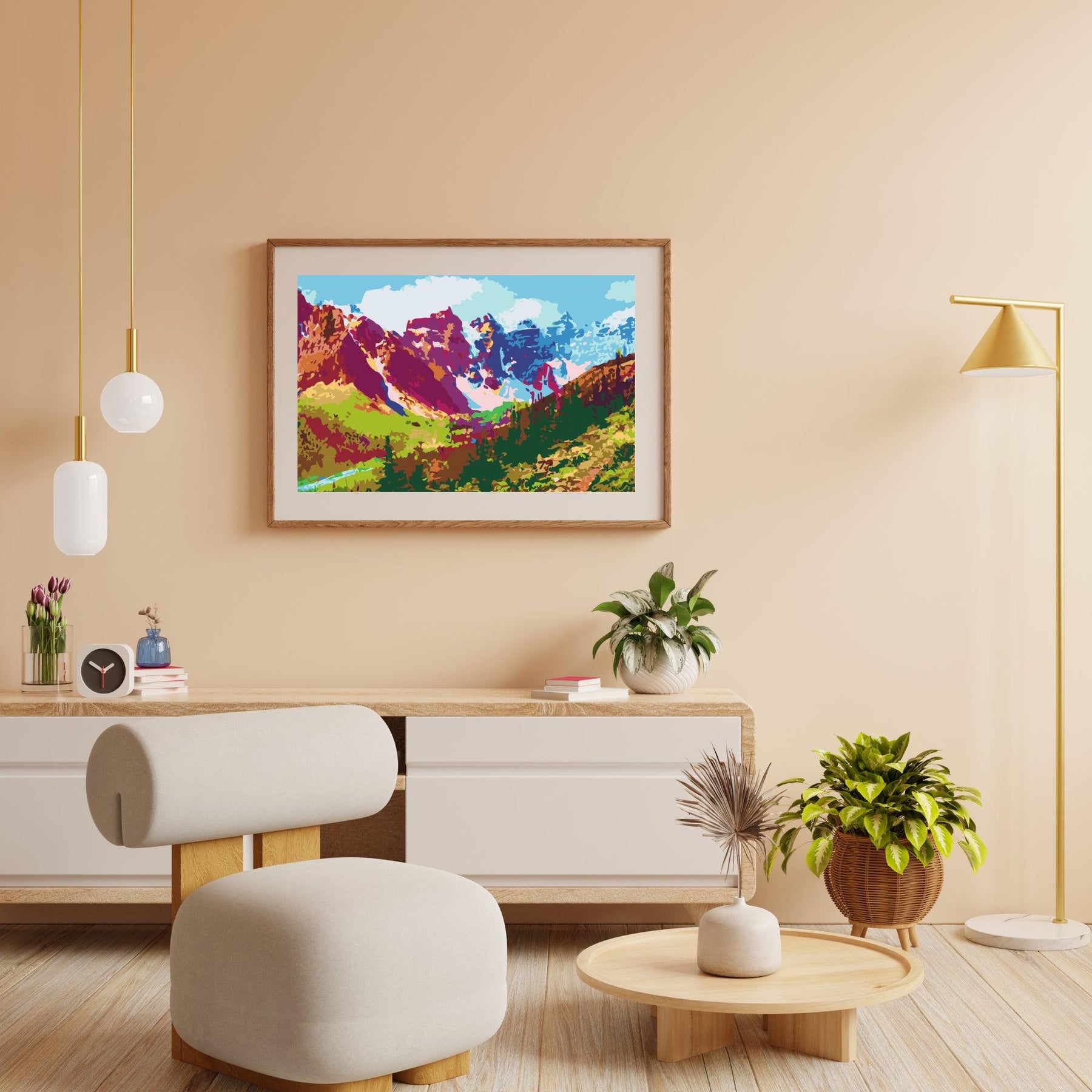Diamantmalerei - Bunte Berge - SEOS Shop ®