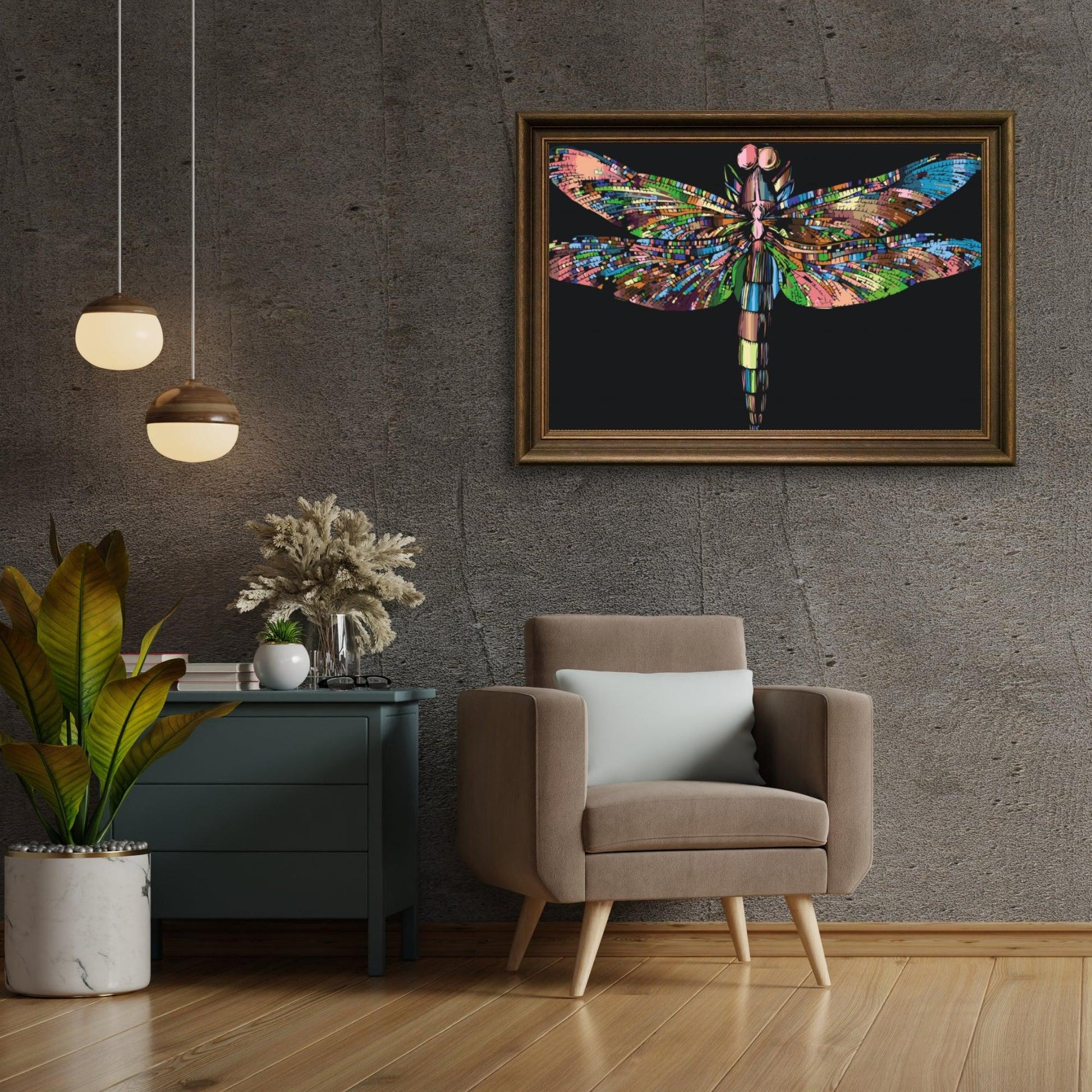Diamantmalerei – Bunte Libelle – SEOS®