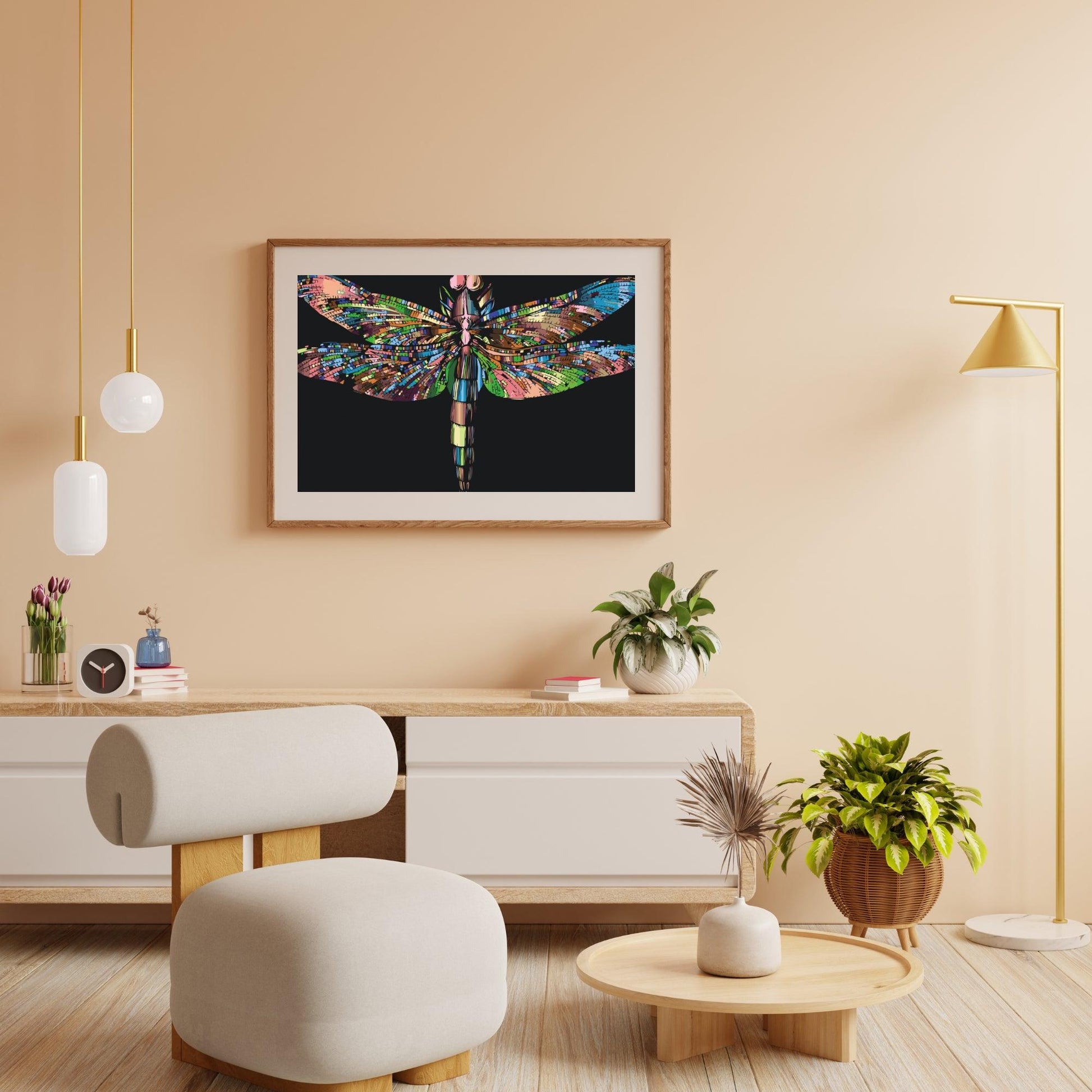 Diamantmalerei – Bunte Libelle – SEOS®