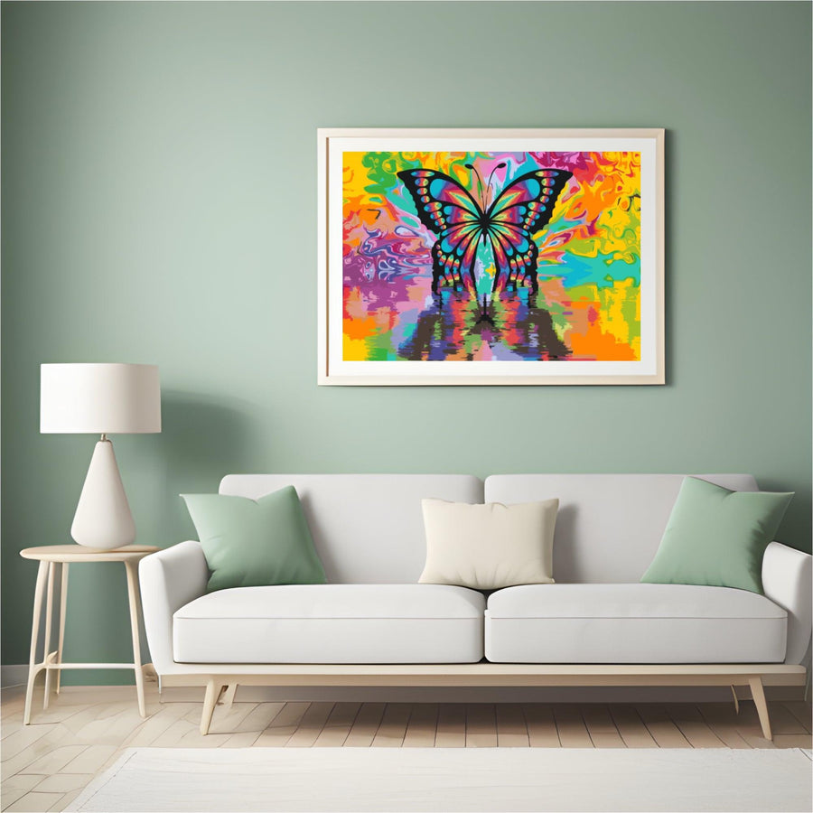 Diamantmalerei – Bunter Schmetterling – SEOS®