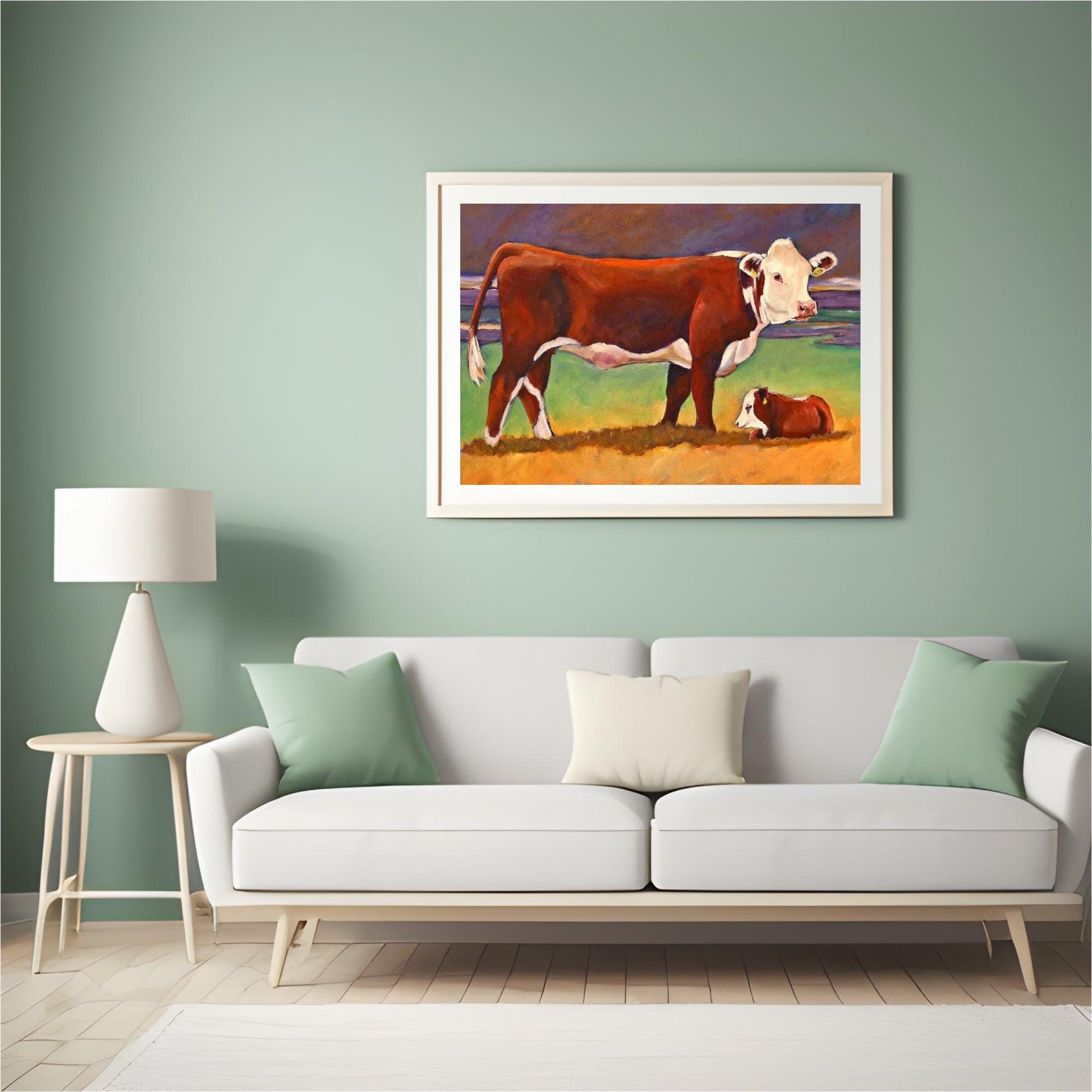 Diamantmalerei - Kuh und Kalb - SEOS Shop ®