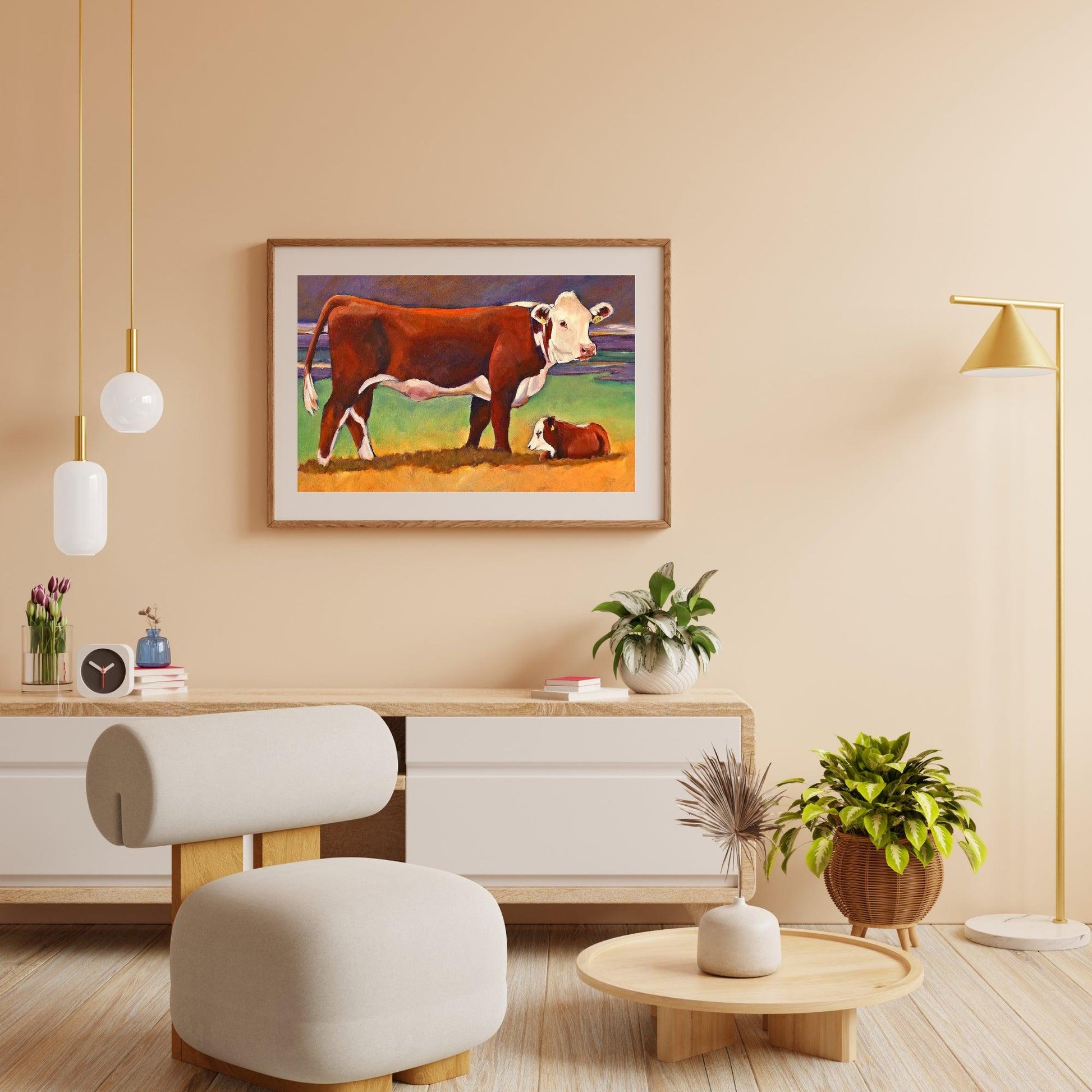 Diamantmalerei - Kuh und Kalb - SEOS Shop ®