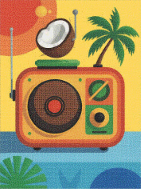 Diamantmalerei - Coconut Radio