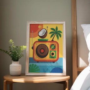 Diamantmalerei - Coconut Radio